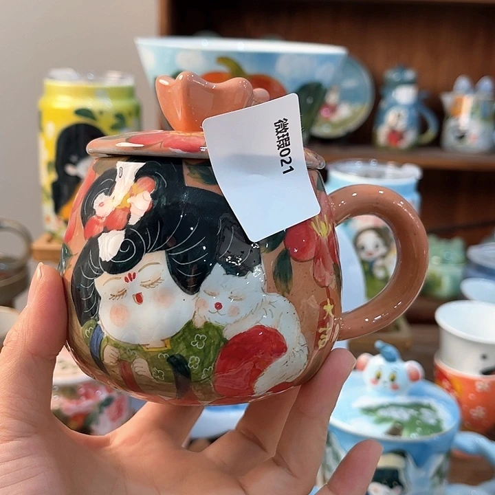 陶景德镇釉下手绘陶瓷