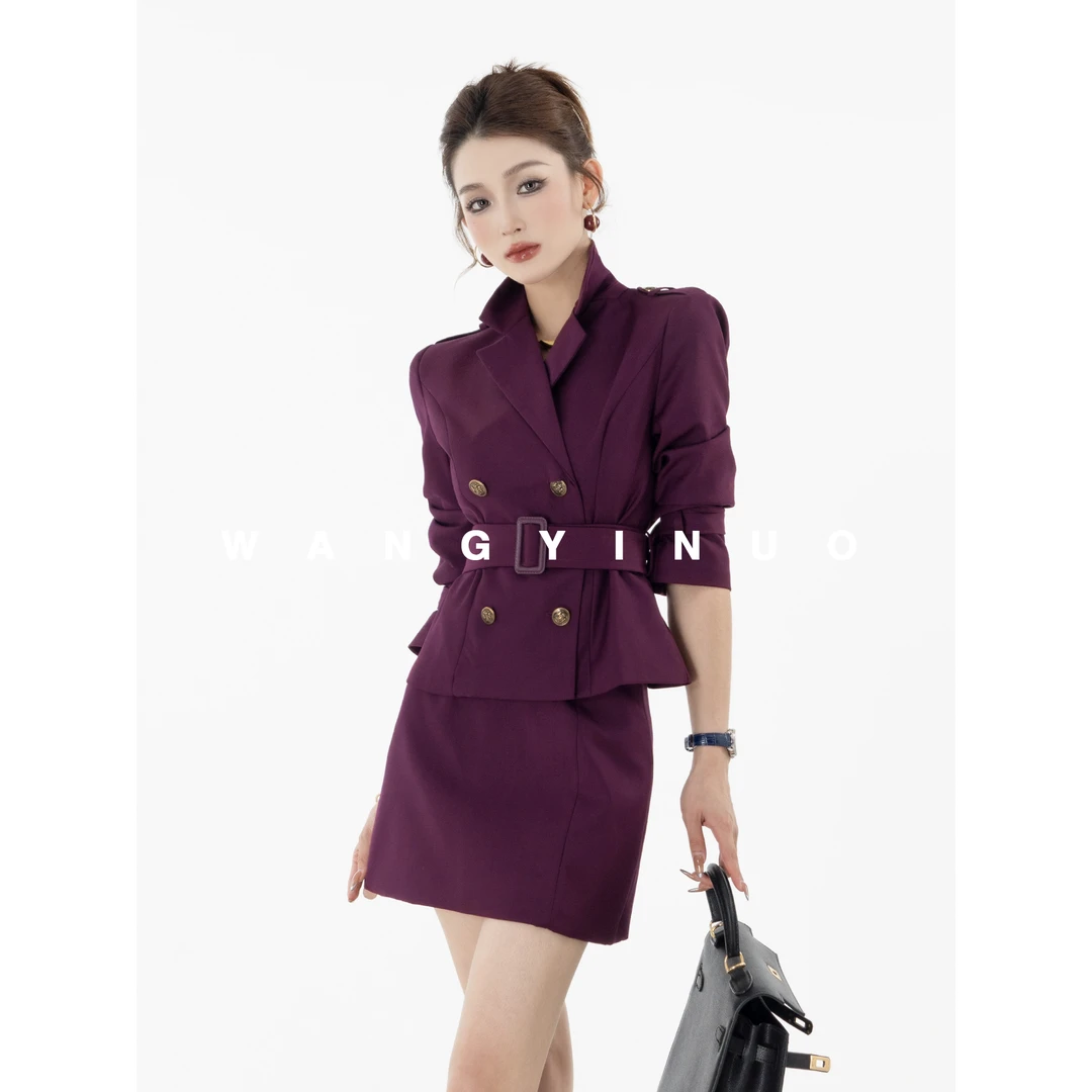 【MD原创·宵夜】2024新款高级流浪丹宁上新设计感休闲套装