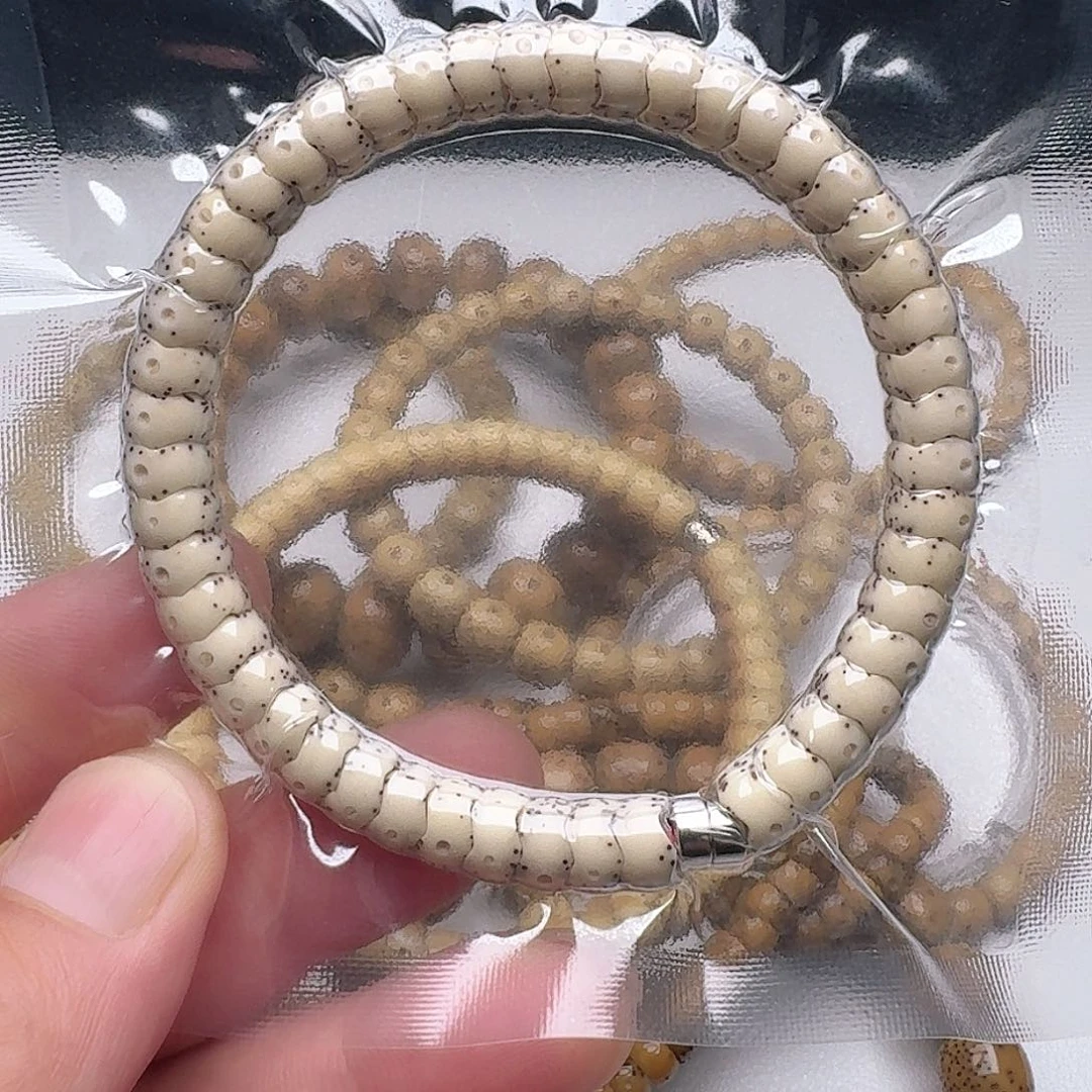 星月菩提手串卡8同枝果龙骨单圈