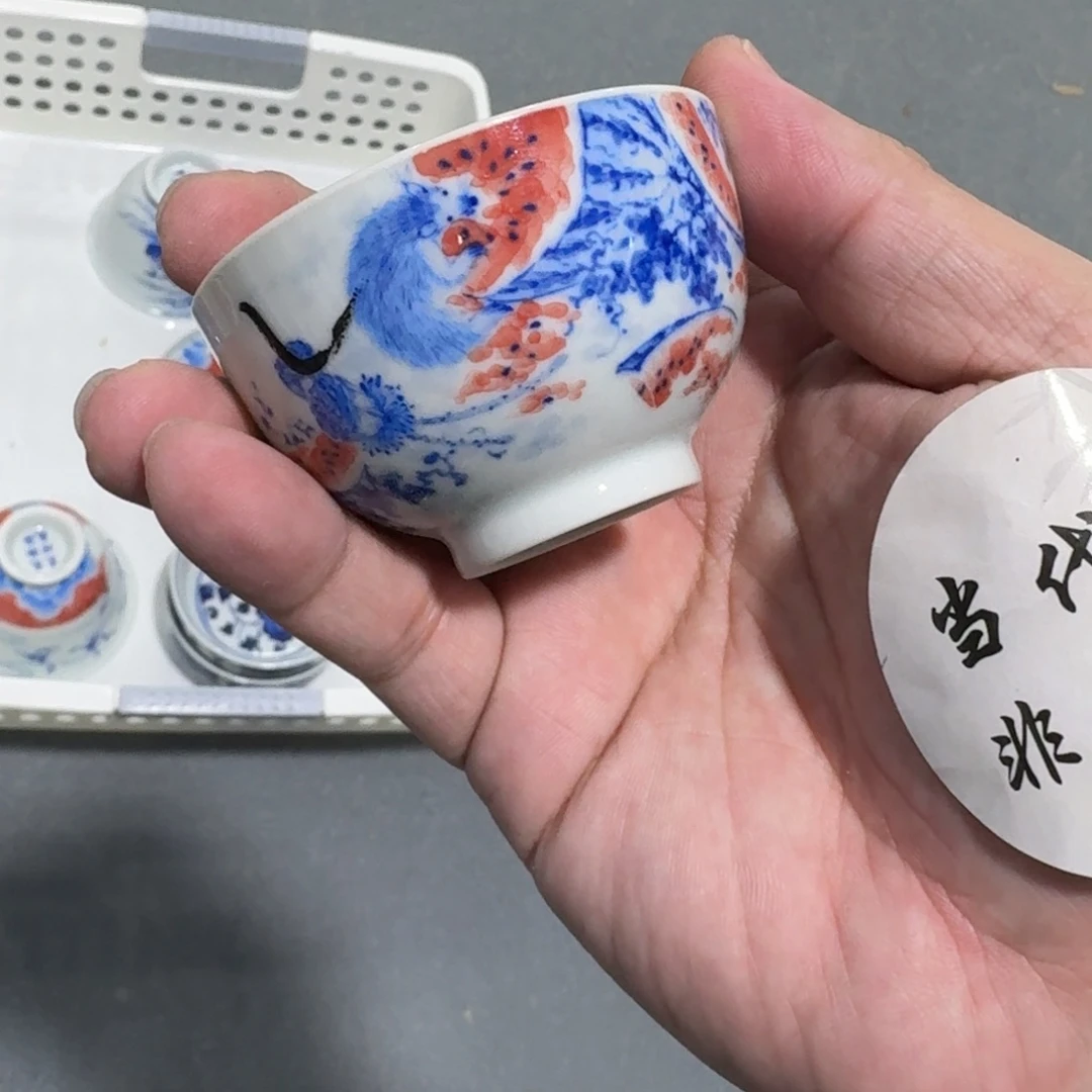 雨***步杯子瓷言所老曹甄选好瓷微瑕