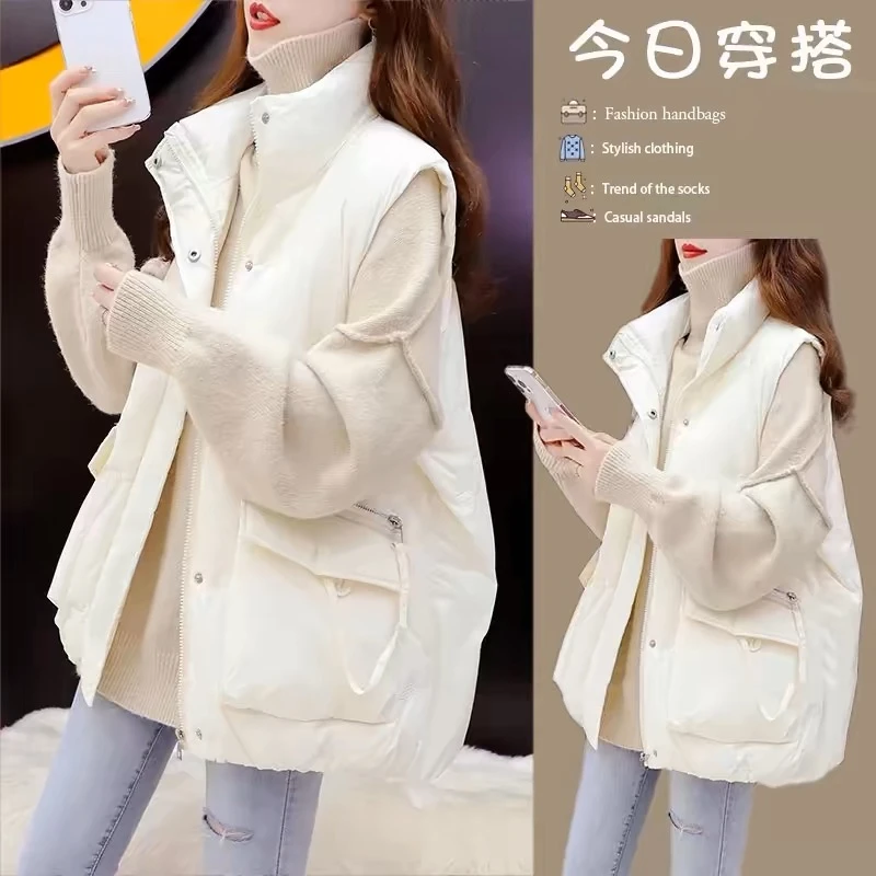 棉服马甲立领常规款