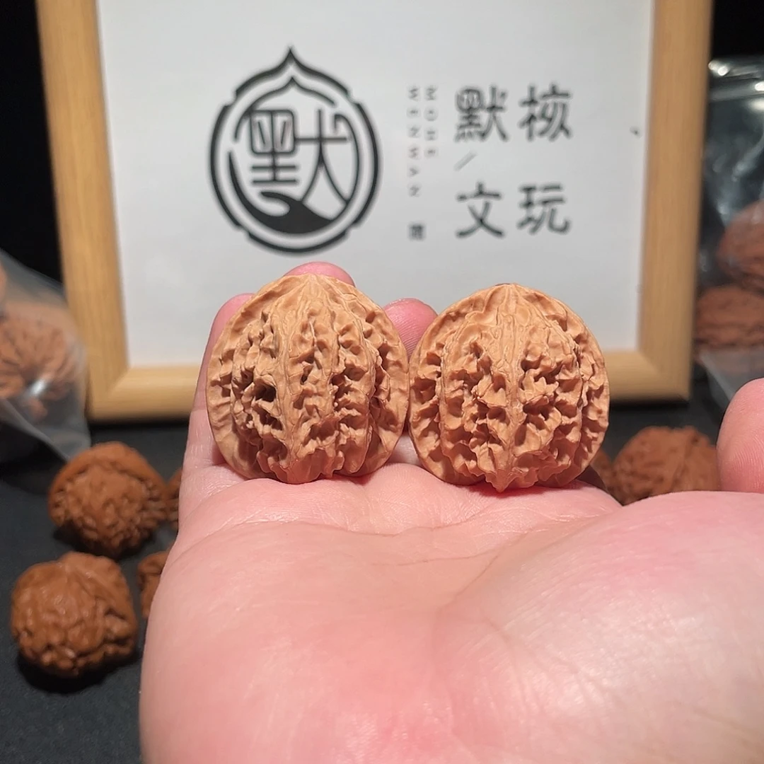 文玩核桃把件35全品苹果园