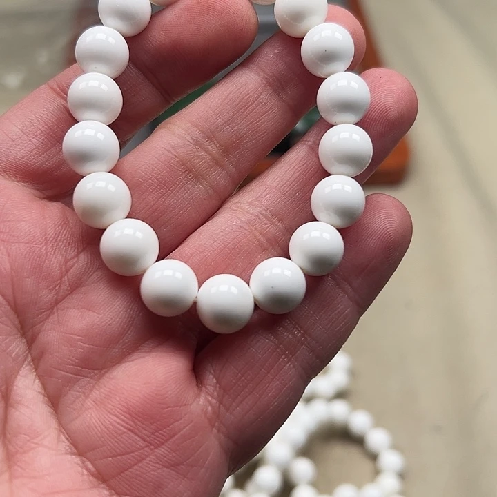 白玉菩提吊坠白色312