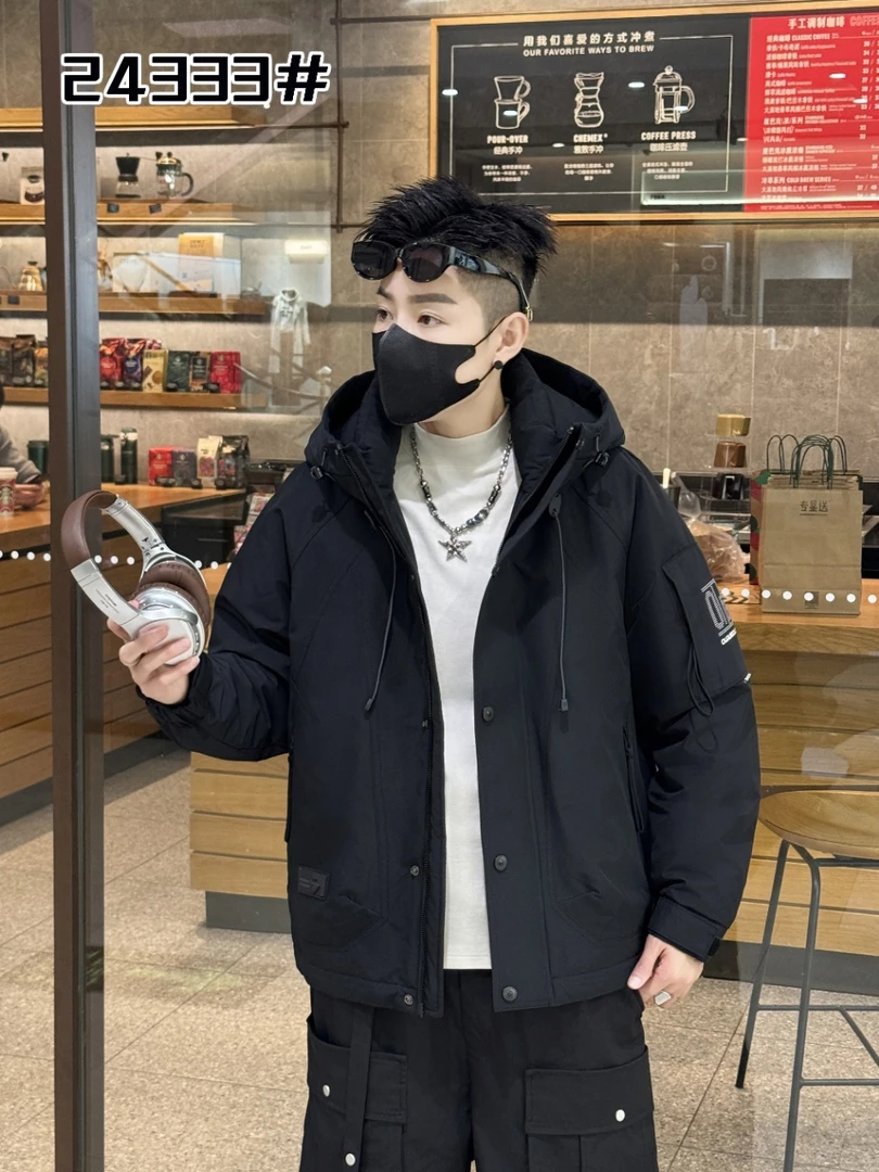 #冬季新款潮流韩版时尚保暖加厚（无水洗标）外套#24333#M3509-非标