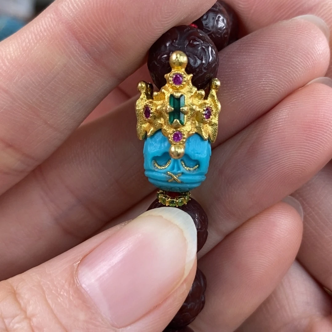 绿松石未镶嵌。皇冠呆