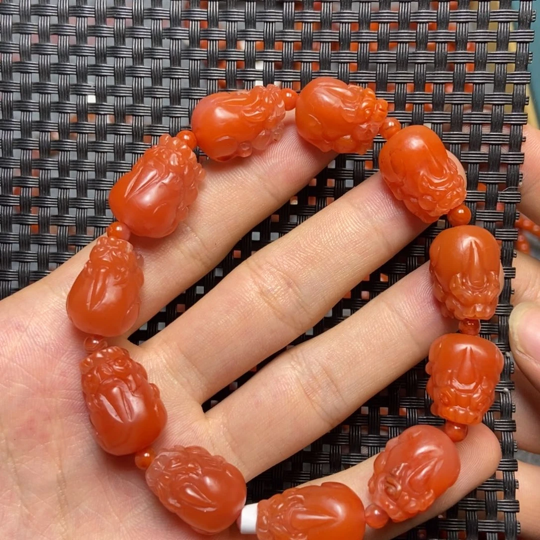 南红玛瑙未镶嵌手串