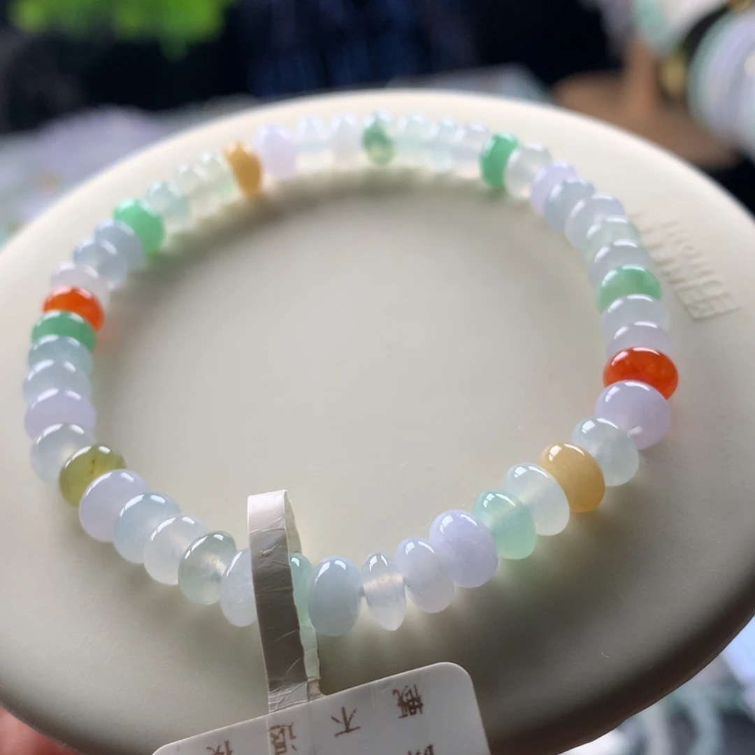 翡翠未镶嵌手链卡6