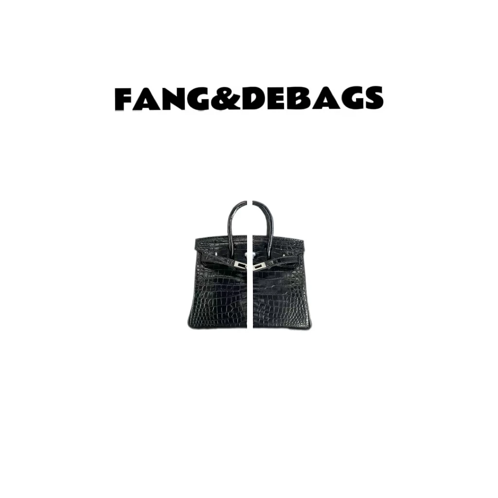 【方方专属】BK哑光鳄鱼纹高定新款牛皮真皮女包轻奢贵气百搭女款