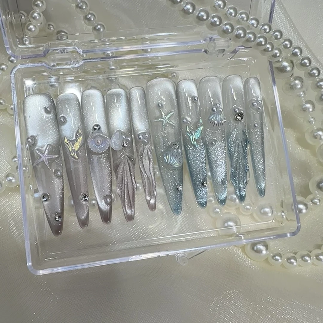 【银汐人鱼谣】喜雅轻奢手工穿戴甲