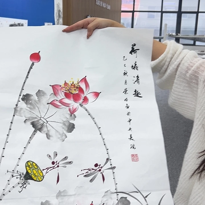 国画国画作品纯手工