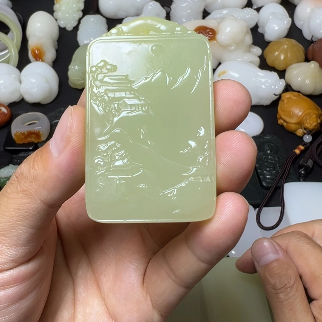 精品珍藏天然料子：牌子