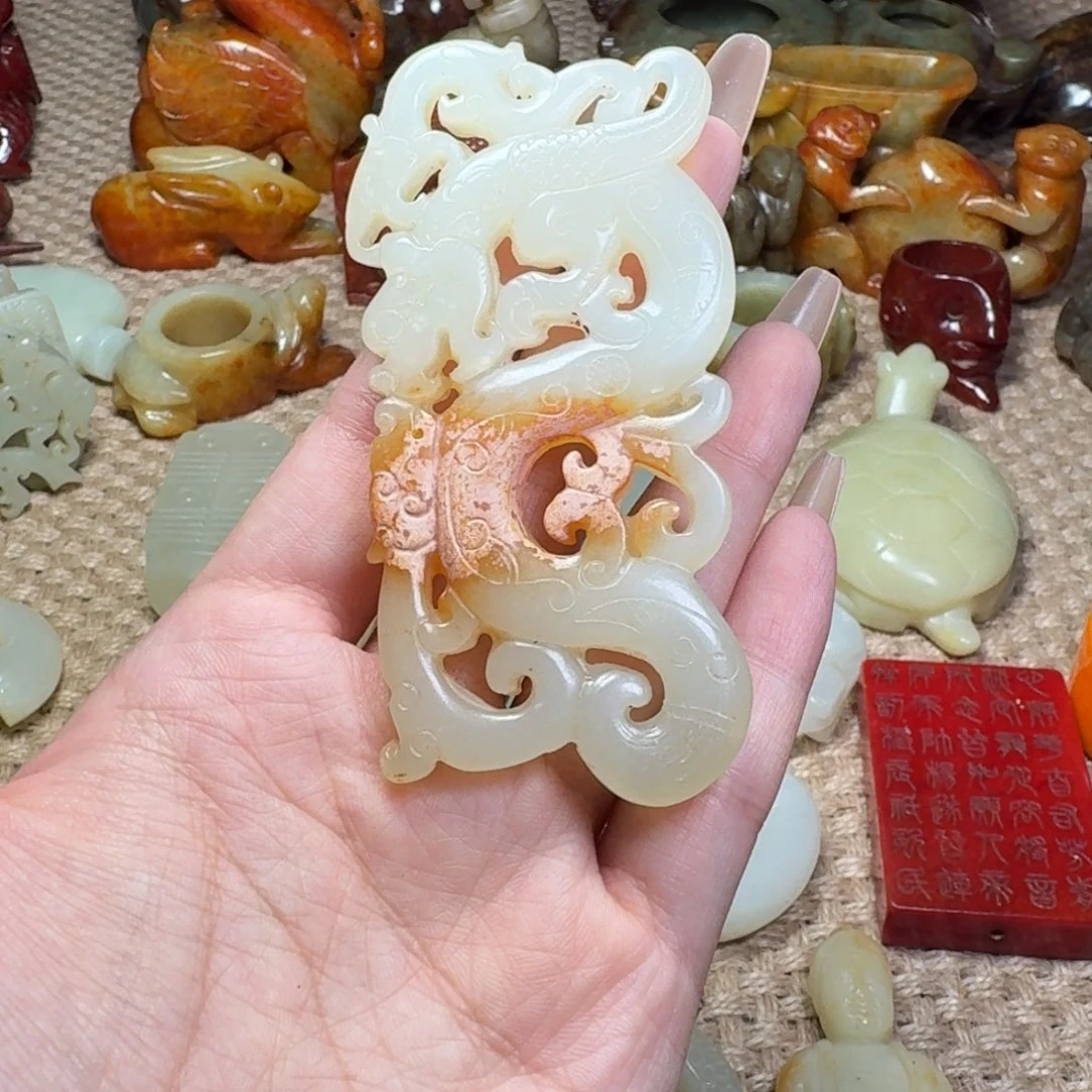 白玉菩提吊坠挂件