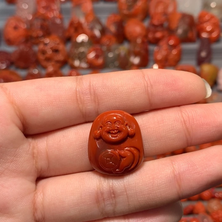【闪购商品】未镶嵌弥勒佛小吊坠南红玛瑙
