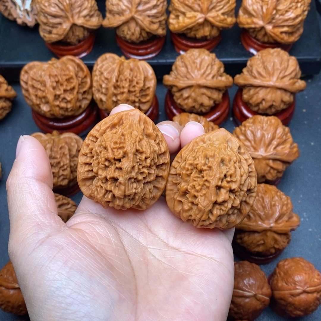 文玩核桃把件39官帽