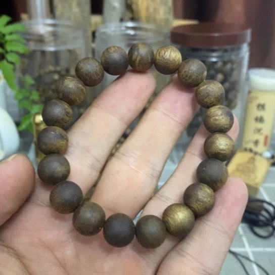 沉香手串圆珠单圈11mm多样性发1
