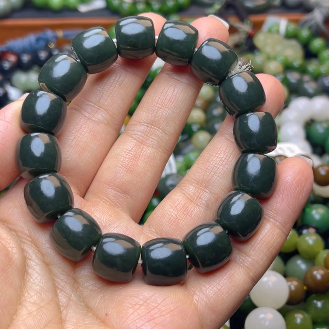 和田玉未镶嵌手链