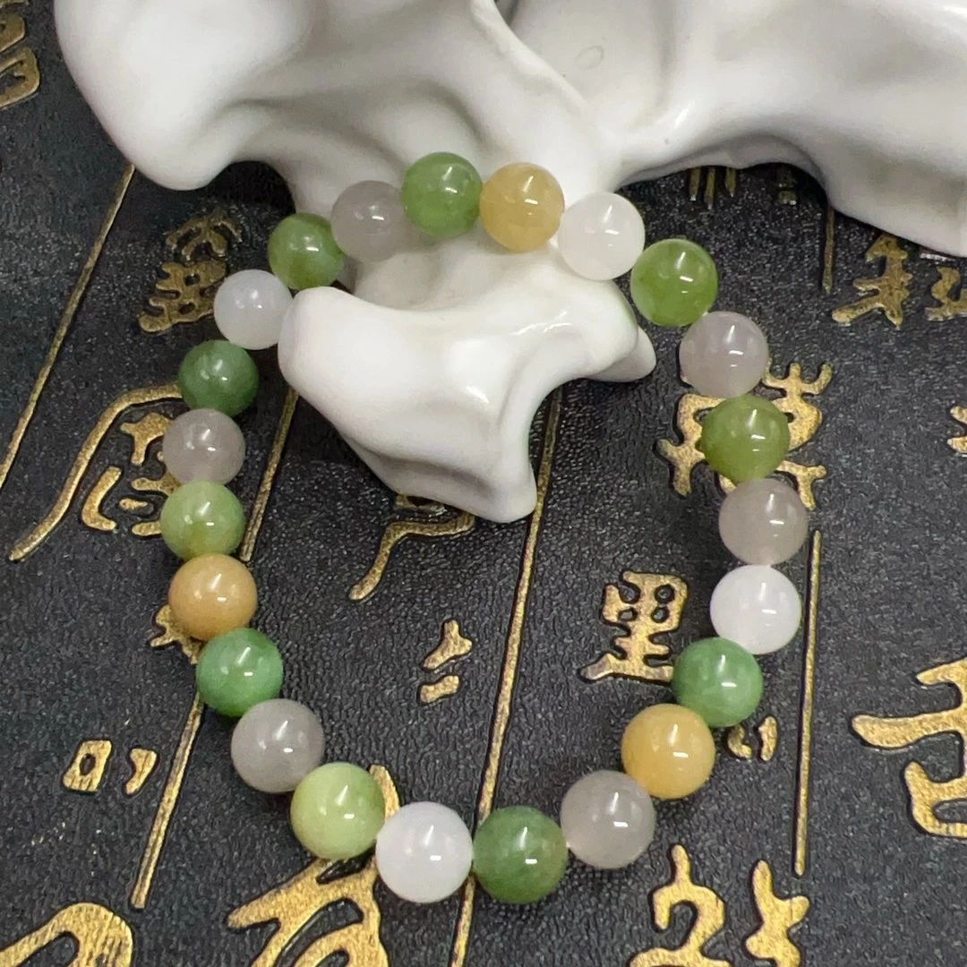 BY0701FHLZ标027 北玉精选 和田玉手串