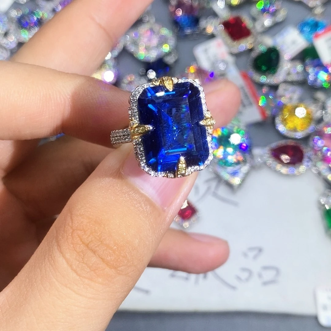 合金石英质玉戒指