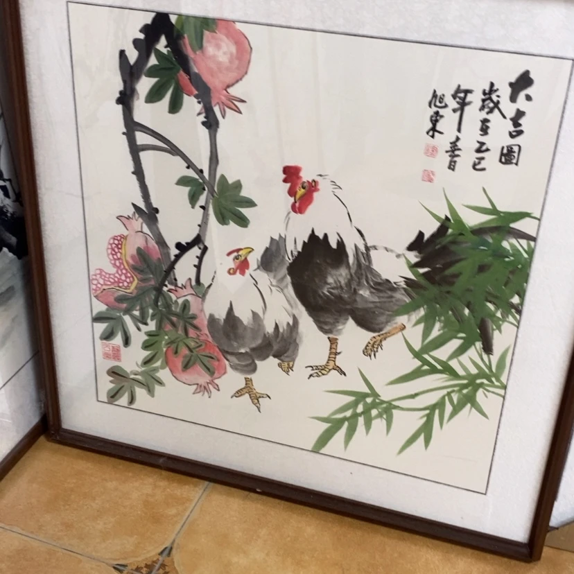 【闪购商品】国画手绘国画带框