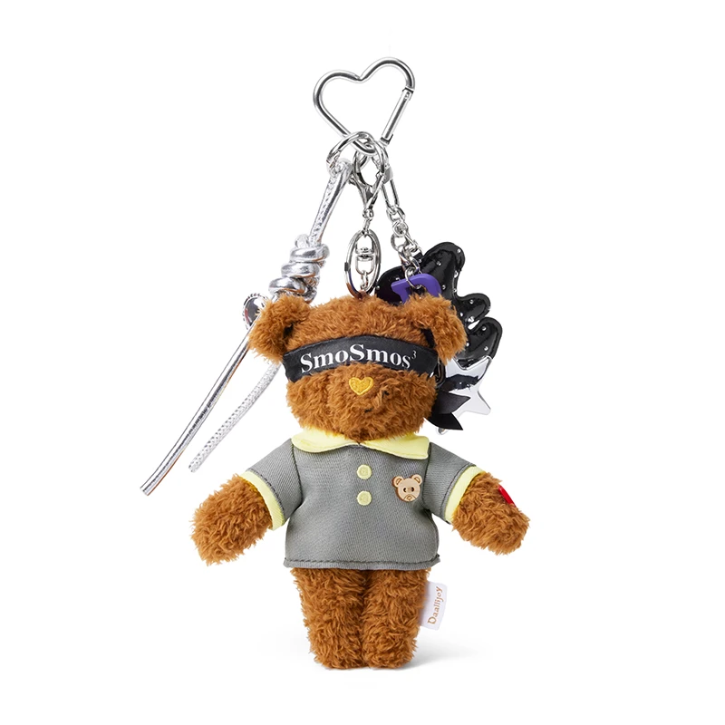 SmoSmos【MBTI 蒙眼熊】原创设计小众小熊玩偶包挂件毛绒公仔礼物