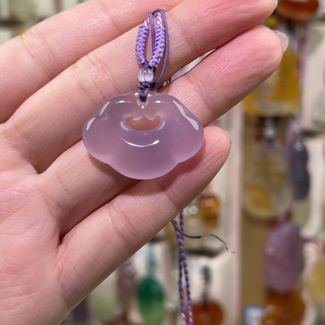 吻***祎玛瑙/玉髓未镶嵌吊坠(赠链)