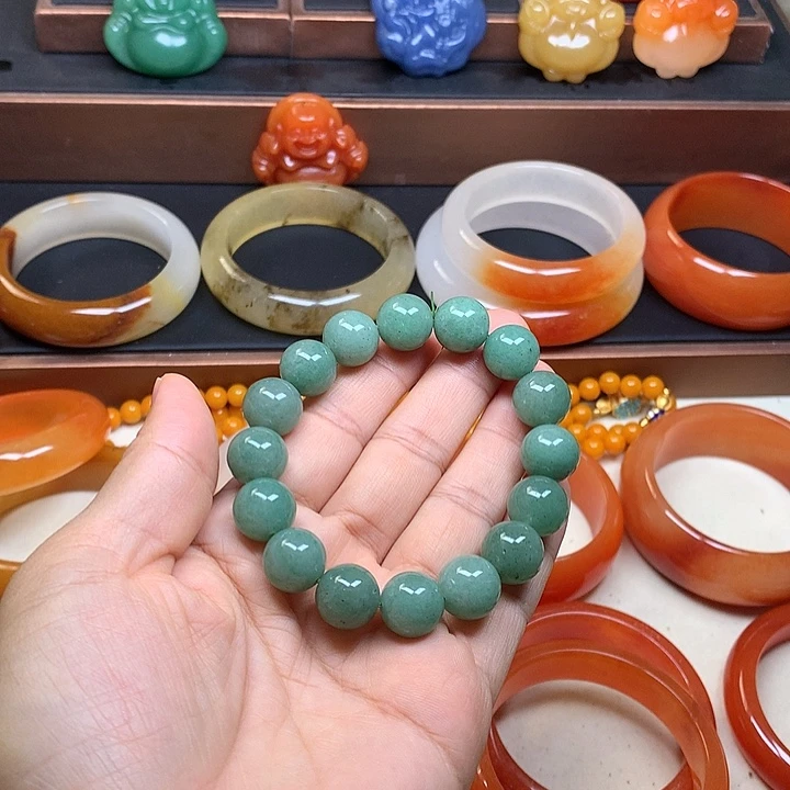 石英质玉未镶嵌手串