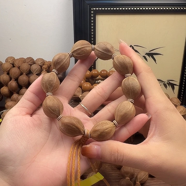 但****橄榄核手串20.26梅林铁核