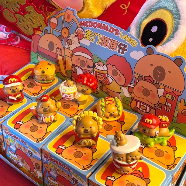 麦门豚豚仔系列潮玩盲盒手办摆件汽车装饰生日礼物可爱