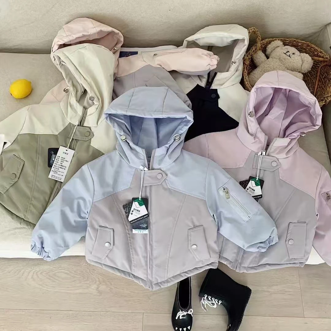 【自营｜加厚款！加绒绗线锁棉 工装派克风】儿童冬款棉服2573
