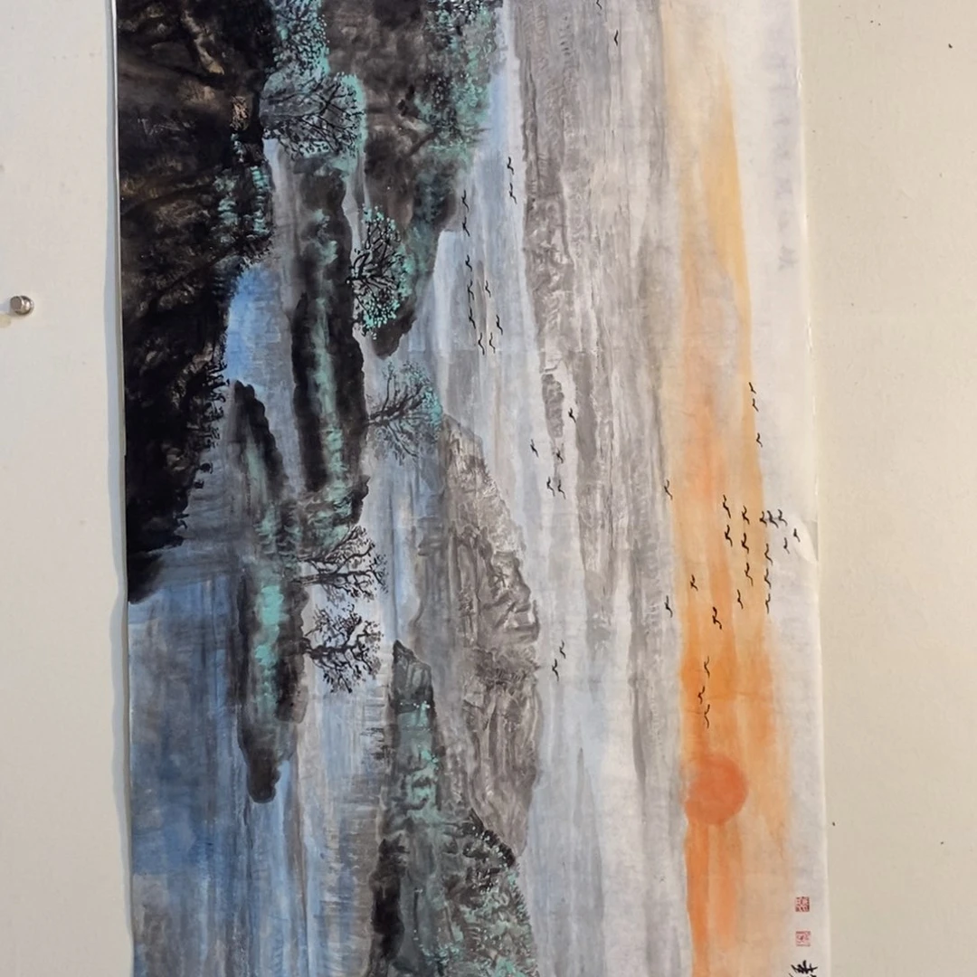 李彭老师国画作品