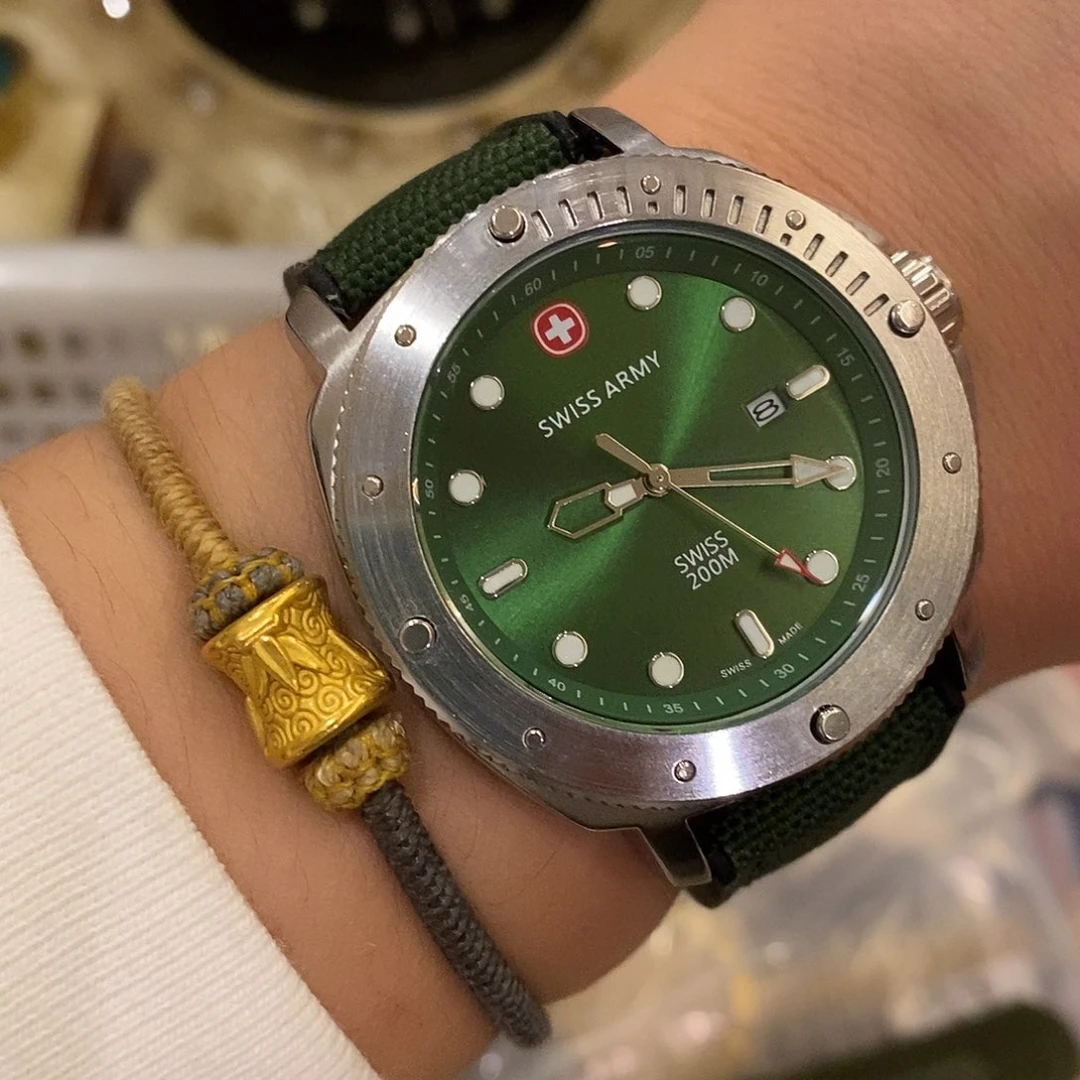 精钢Swiss瑞士军刀户外腕表