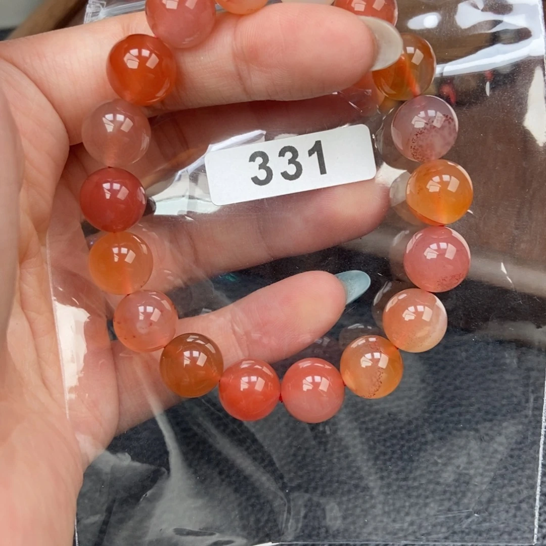南红玛瑙未镶嵌手链卡10.9
