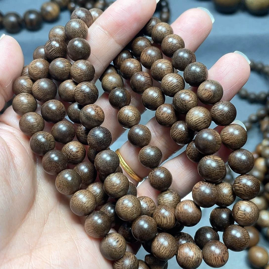 沉香手串芽庄白棋0.9