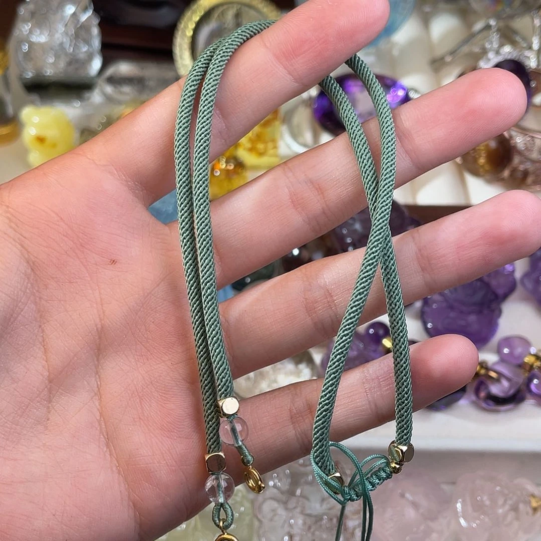 水晶颈饰未镶嵌天然水晶吊坠748