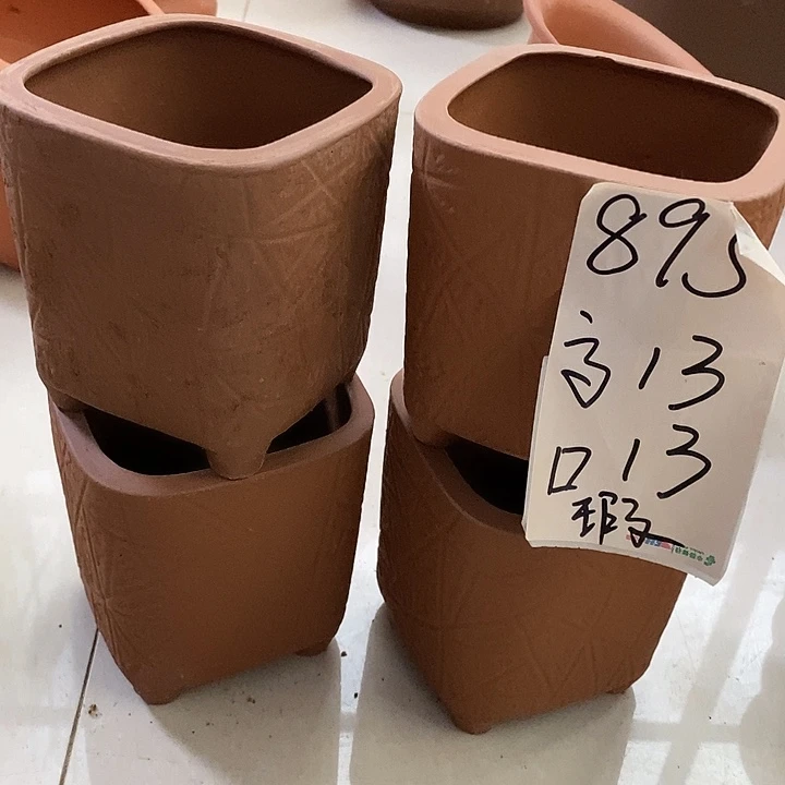 粗陶红陶绿植花盆895