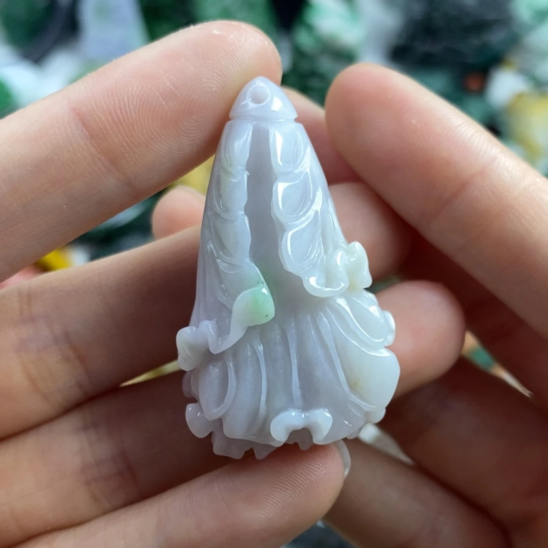 翡翠颈饰未镶嵌吊坠