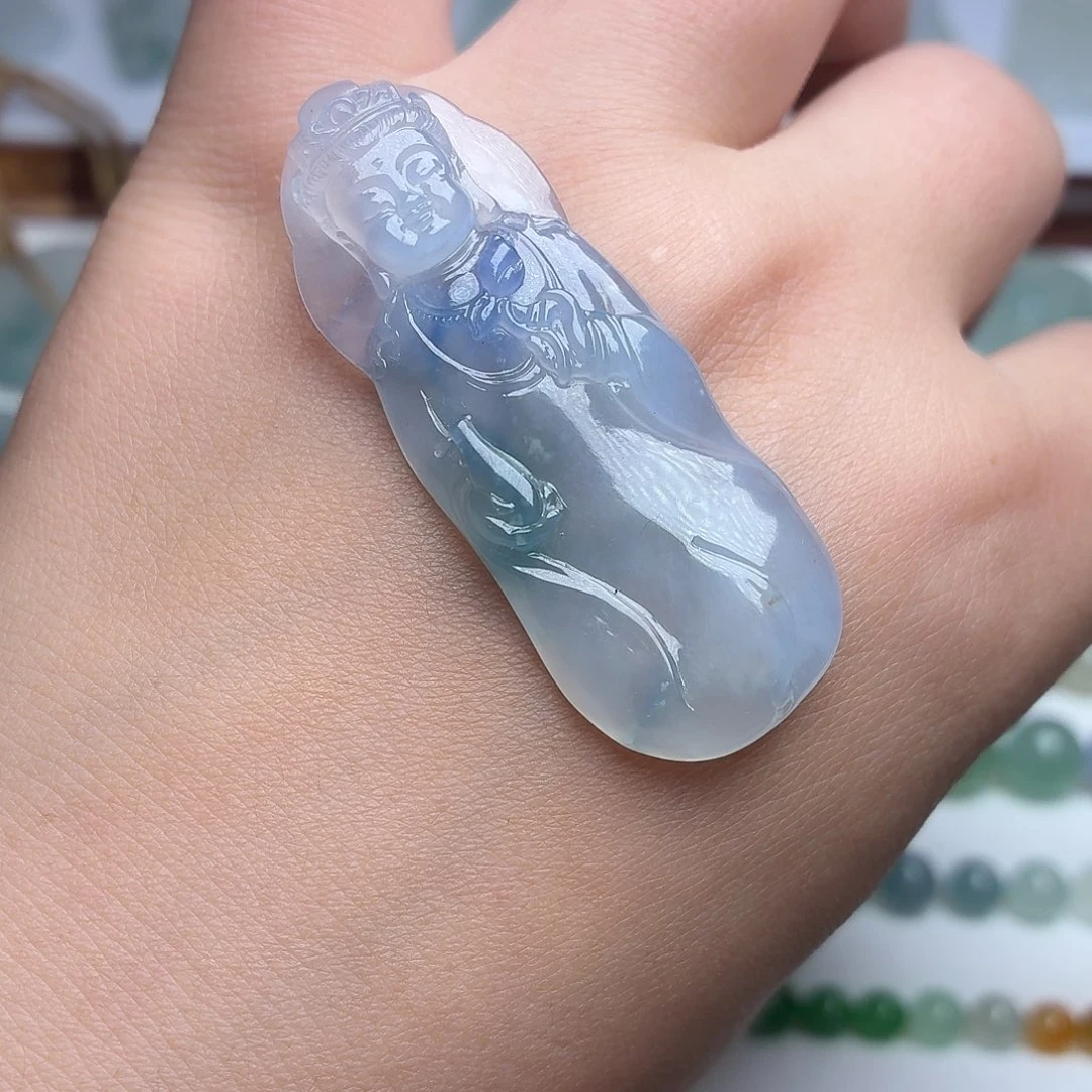 翡翠未镶嵌颈饰缅甸天然A货翡翠