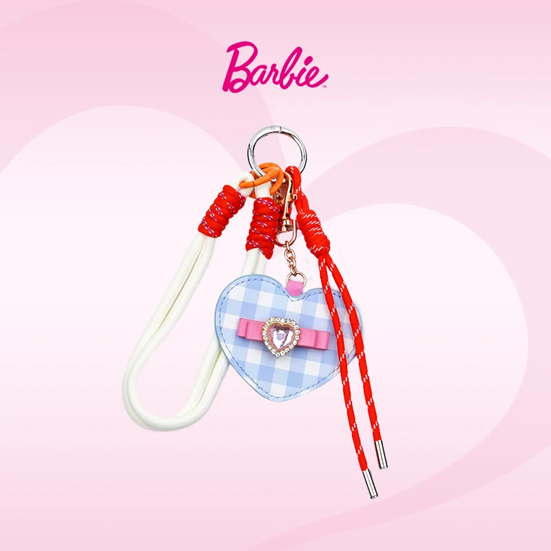 Barbie【官方正品】爱心包挂少女心挂绳百搭手机链女孩礼物