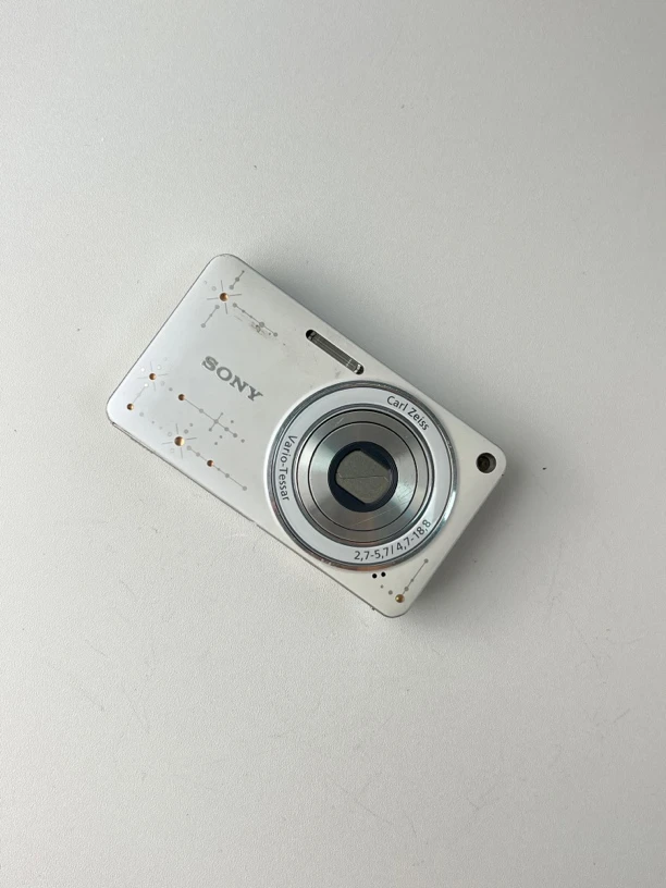 8新 Sony/索尼 W350D白色施华洛世奇联名款模式盘不灵敏相机