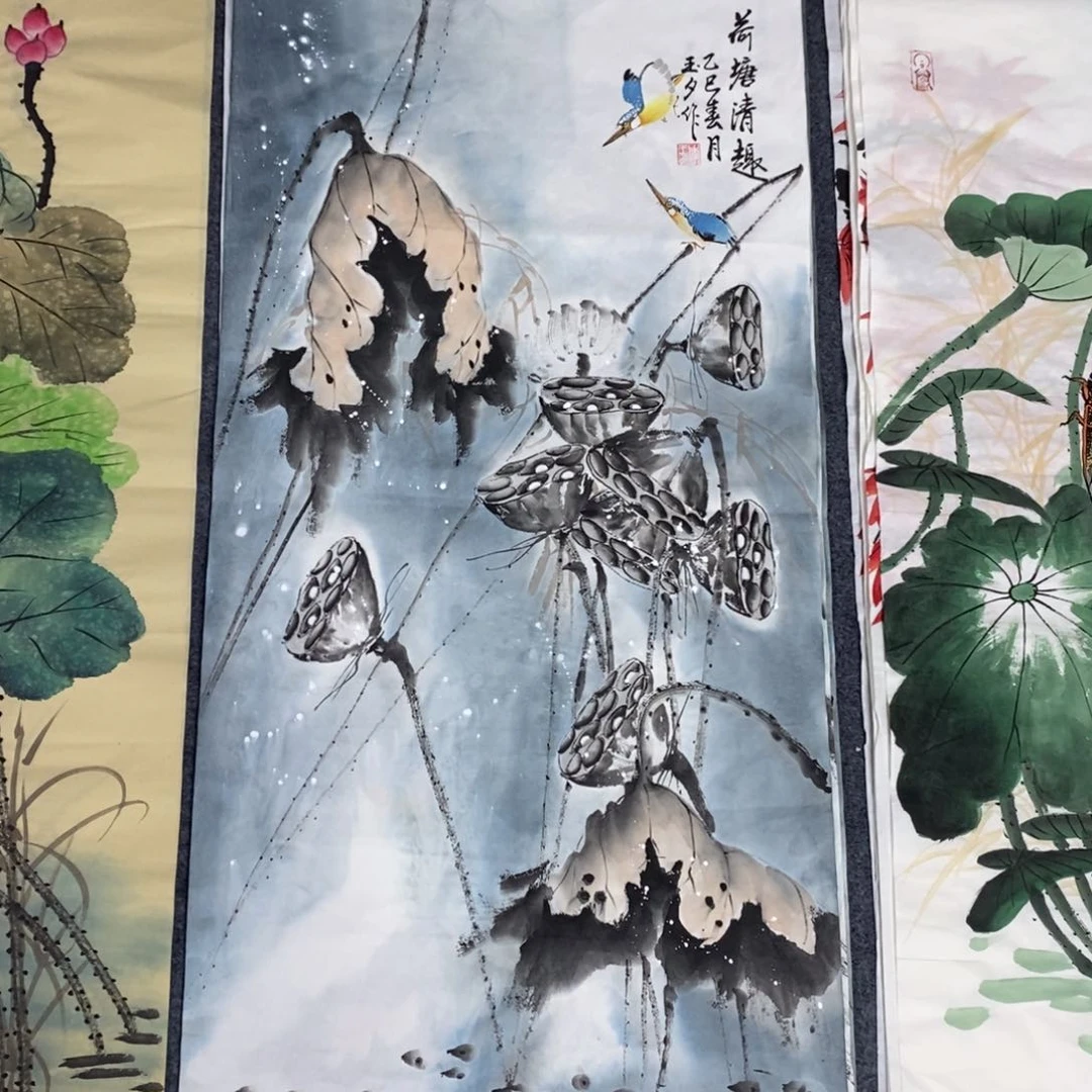 国画尺寸100✖️50三尺手绘画