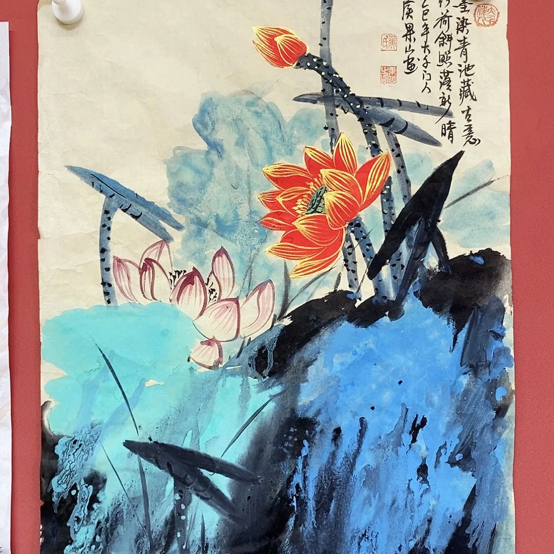 国画大风堂嫡传-侯果山老师作品路