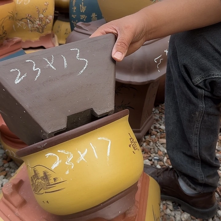 紫砂花盆紫砂花盆