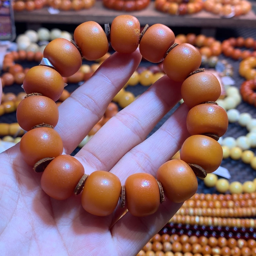 蜜蜡未镶嵌手串蜜蜡