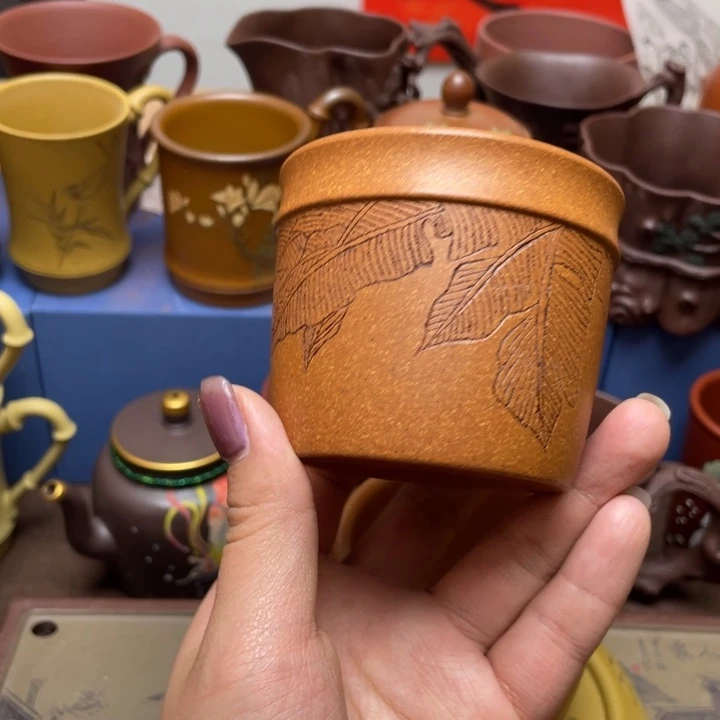 紫砂茶杯紫砂主人杯