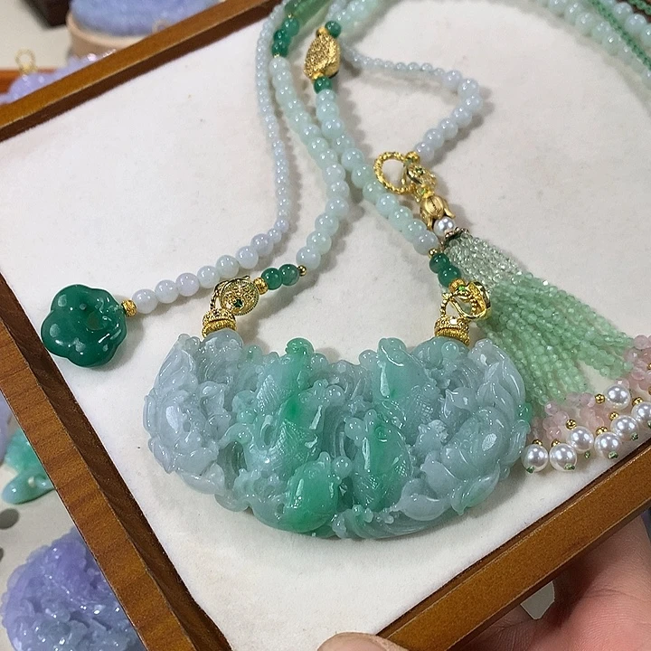 颈饰未镶嵌翡翠翡翠吊坠