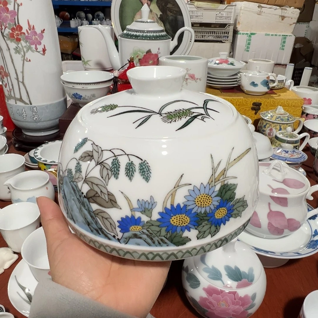 I***R醴陵瓷直播供货基地手绘茶罐