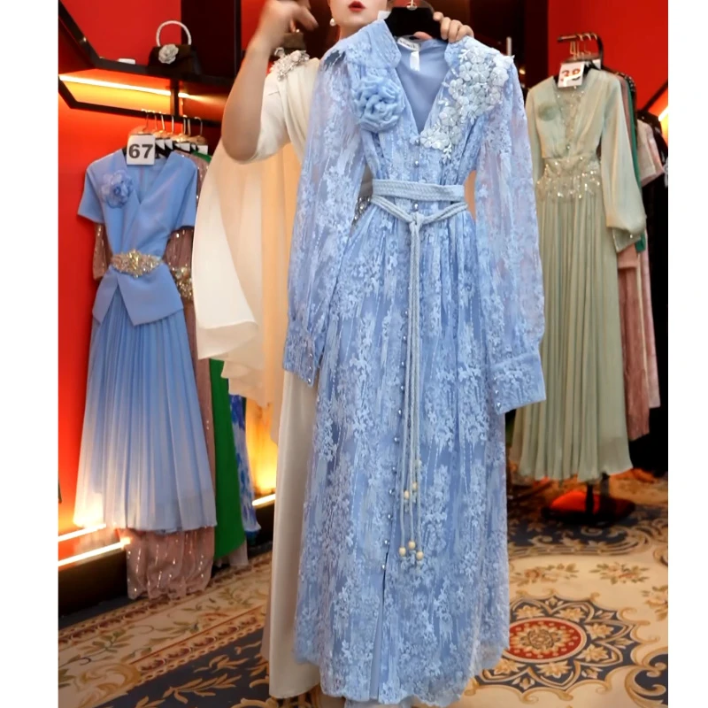 YC编码54 经典收腰轻奢时尚夏季连衣裙（定制女装）CX88