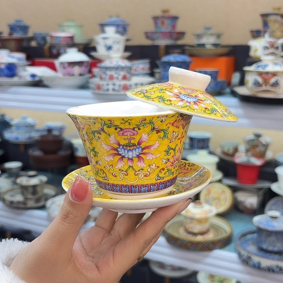 盖碗里的水煮开后放