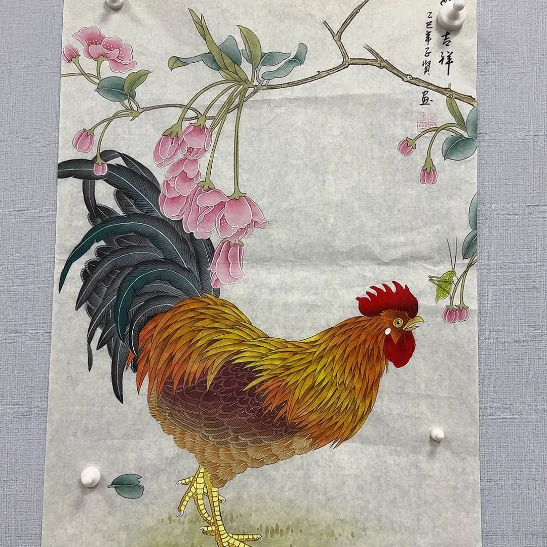 国画国画作品宣纸纯手绘