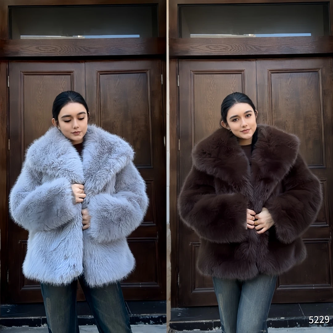 中长款女千金风大翻领通勤风方领时尚百搭YF5229